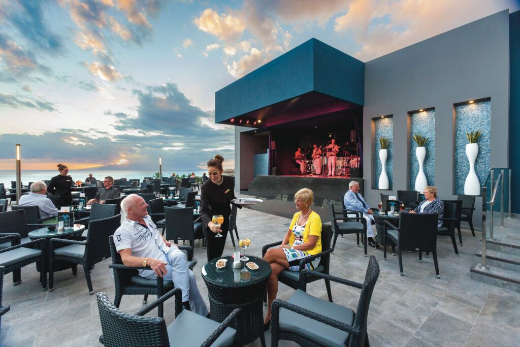 Riu Palace Tenerife Terrace of the Lounge bar